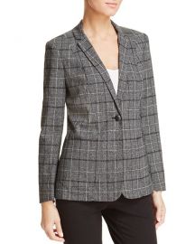 T Tahari Plaid Jacket at Bloomingdales